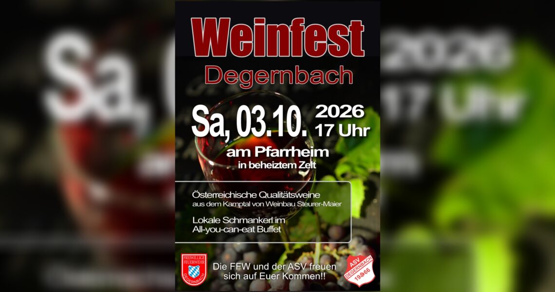 Weinfest 2026 – Wein, Genuss & gemütliches Beisammensein